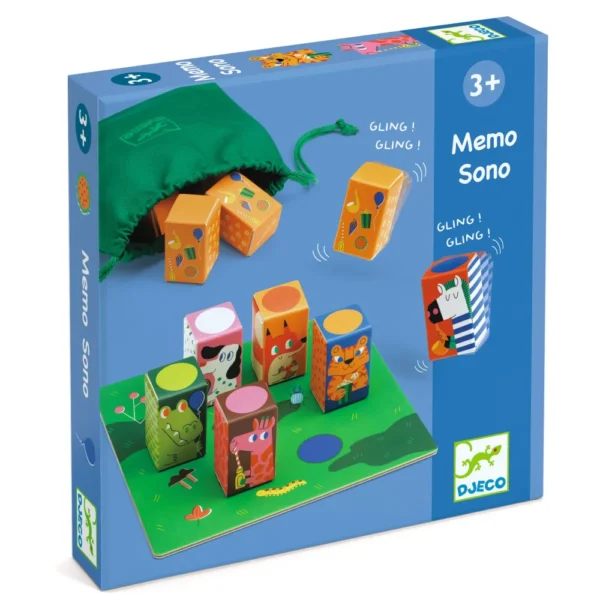Edukačná stolová hra - Memo sono (Zvukové pexeso)