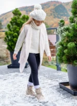 Zuppa teplý sveter ecru – Obrázok 4