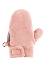 Rukavice palčiaky fleecové - svetloružové – Obrázok 3