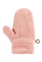 Rukavice palčiaky fleecové - svetloružové – Obrázok 2