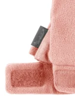 Rukavice palčiaky fleecové - svetloružové – Obrázok 5