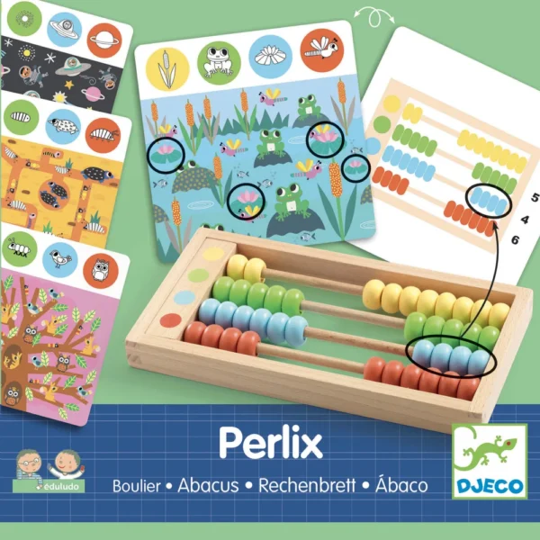 Eduludo - Perlix - drevené počítadlo