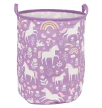 Bavlnený kôš na hračky/bielizeň – Sny jednorožca – Obrázok 3