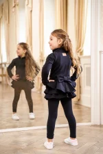 Zuppa bundička PEPLUM čierna – Obrázok 4