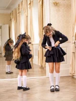 Zuppa bundička PEPLUM čierna – Obrázok 7