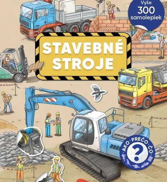 Môj prvý samolepkový zošit – Stavebné Stroje