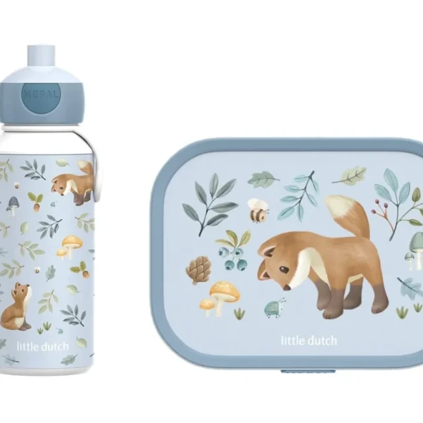 Desiatový set (fľaša 400ml+box) Forest Friends