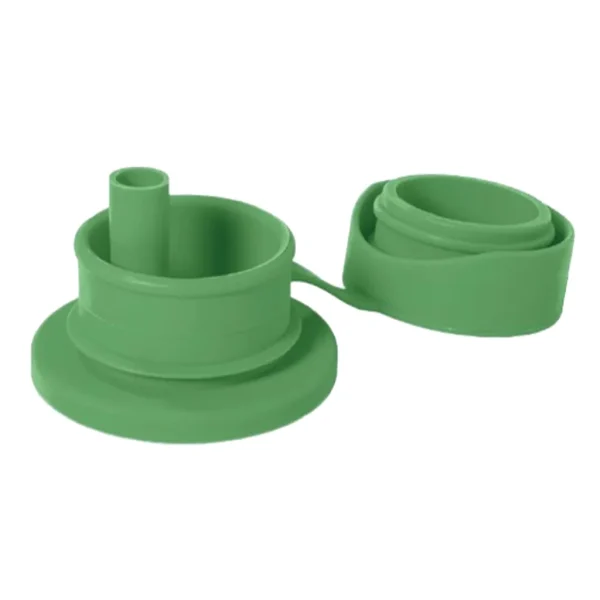 Pura® silikónový športový uzáver so slamkou - moss