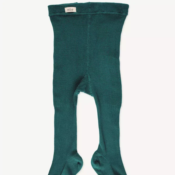 Mile pančuchy bez trakov - Smaragdové