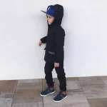 Detské softshellové nohavice - look up at the stars black – Obrázok 5