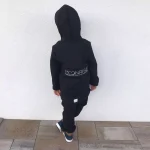 Detské softshellové nohavice - look up at the stars black – Obrázok 4