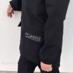 Detská softshell bunda - look up at the stars black – Obrázok 3