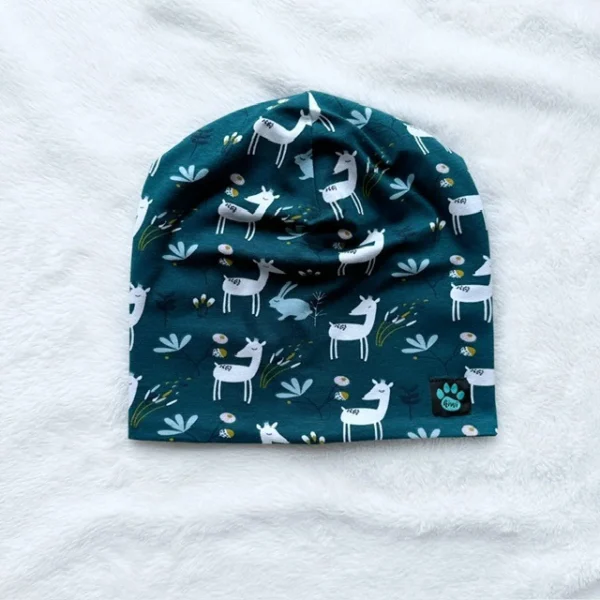 Kiwi dvojvrstvová čiapka kratšia - Srnka-zajac
