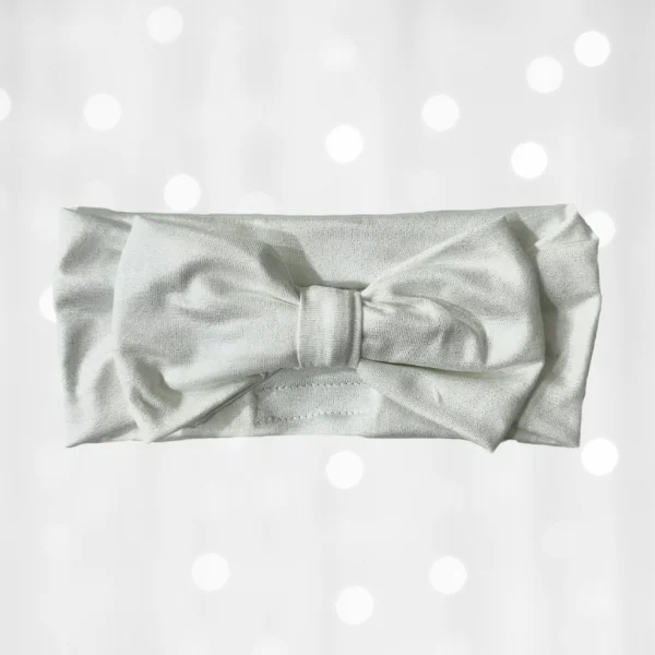 Čelenka s mašľou - White